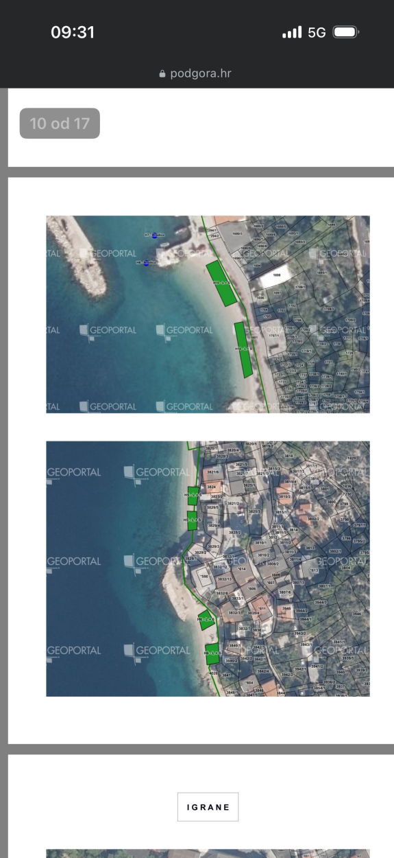 Općina Podgora objavila javni natječaj za dozvole na pomorskom dobru