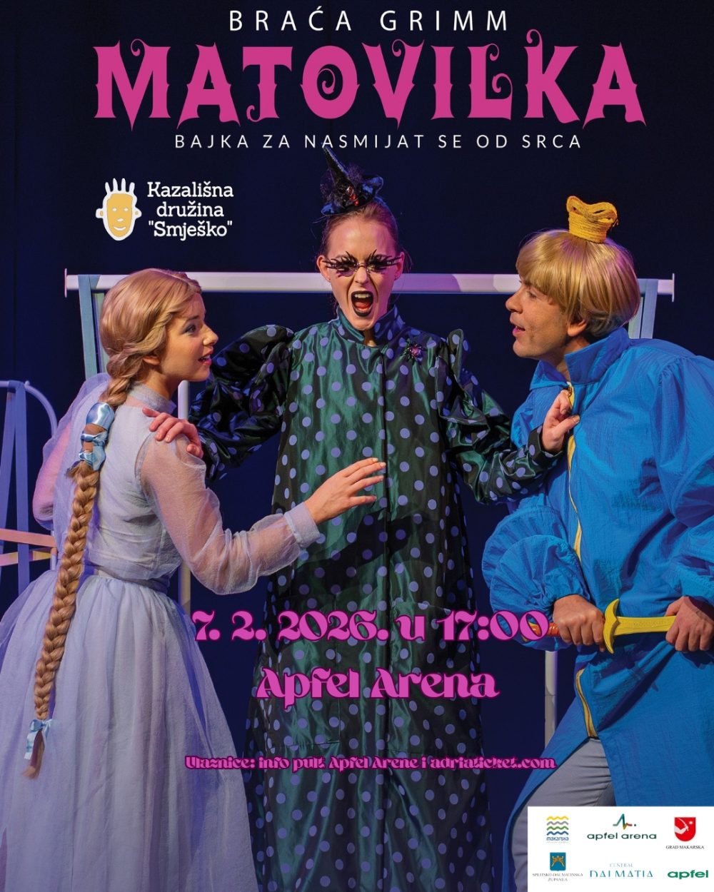 Dječja predstava „Matovilka“ u subotu u Apfel Areni