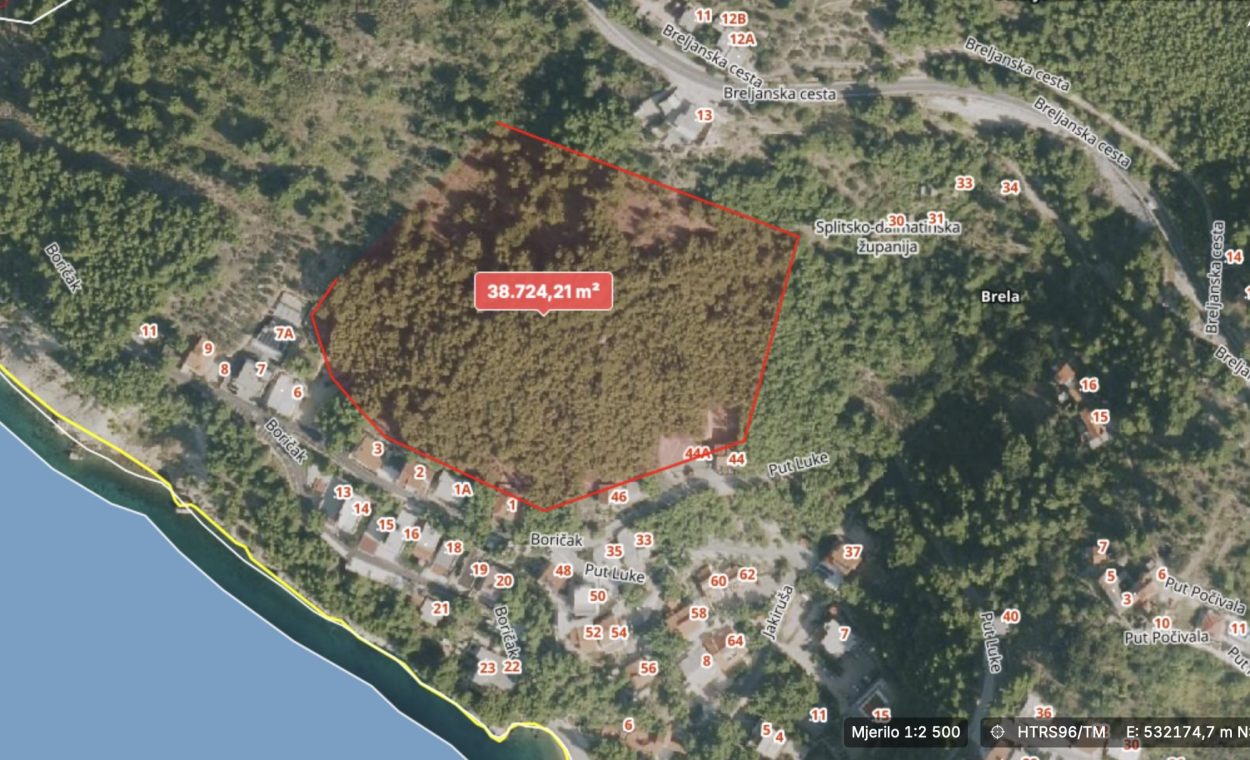 U Brelima očišćeno gotovo 39.000 kvadrata šume u sklopu protupožarnih priprema