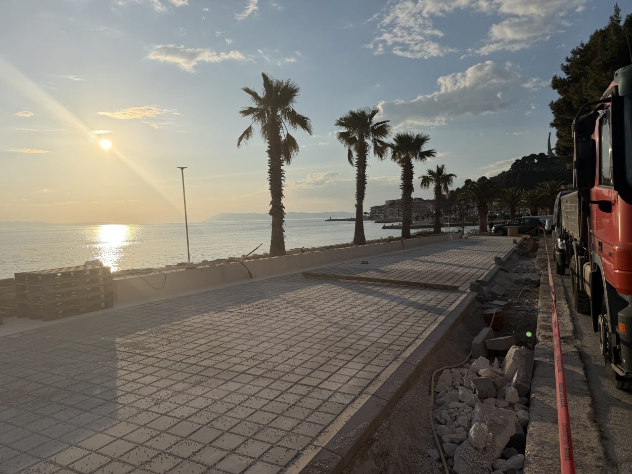 Skalinada pri kraju, Podgora će dobiti nove skaline za odmor i uređenu šetnicu