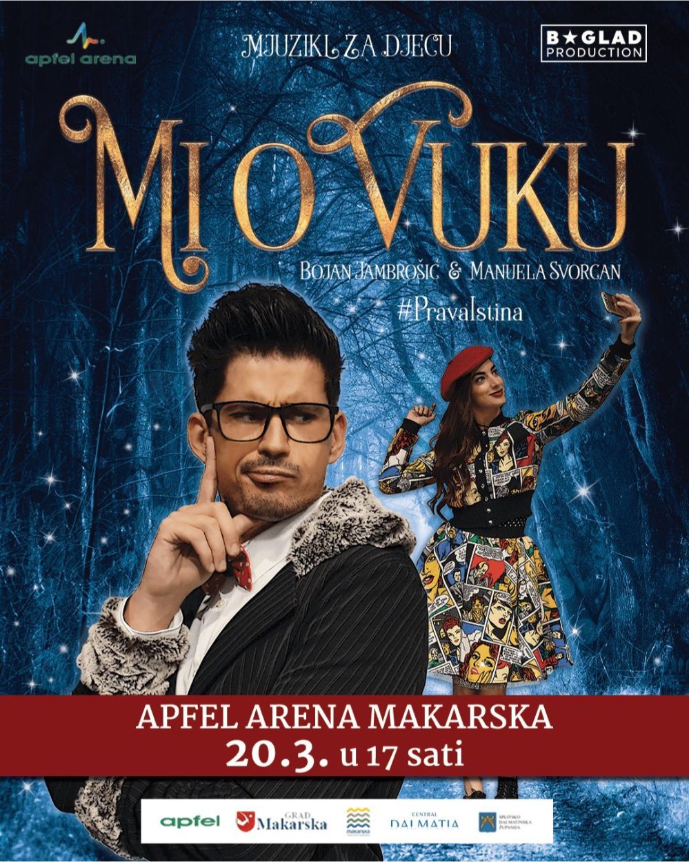 U Apfel Arenu stiže dječji mjuzikl Mi o vuku