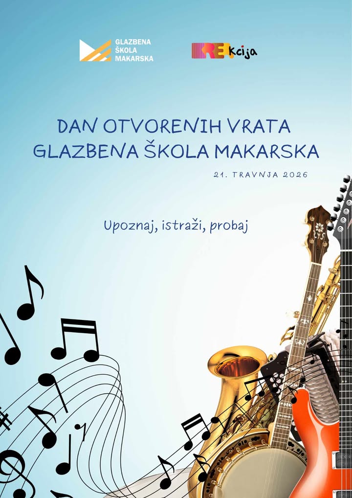 Glazbena škola Makarska otvara vrata svima koji žele zasvirati