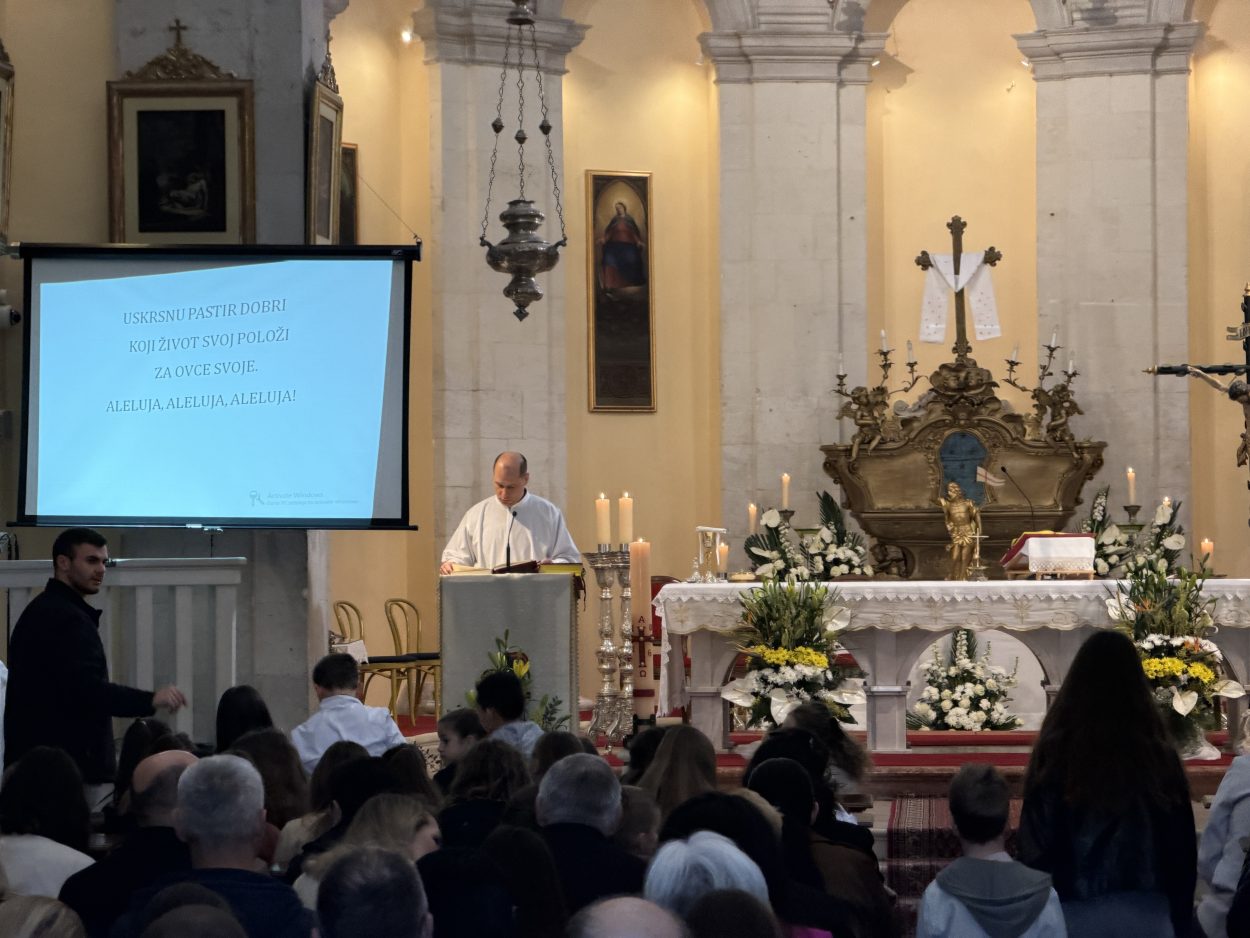 Uskrsna misa i blagoslov hrane u katedrali sv. Marka u Makarskoj