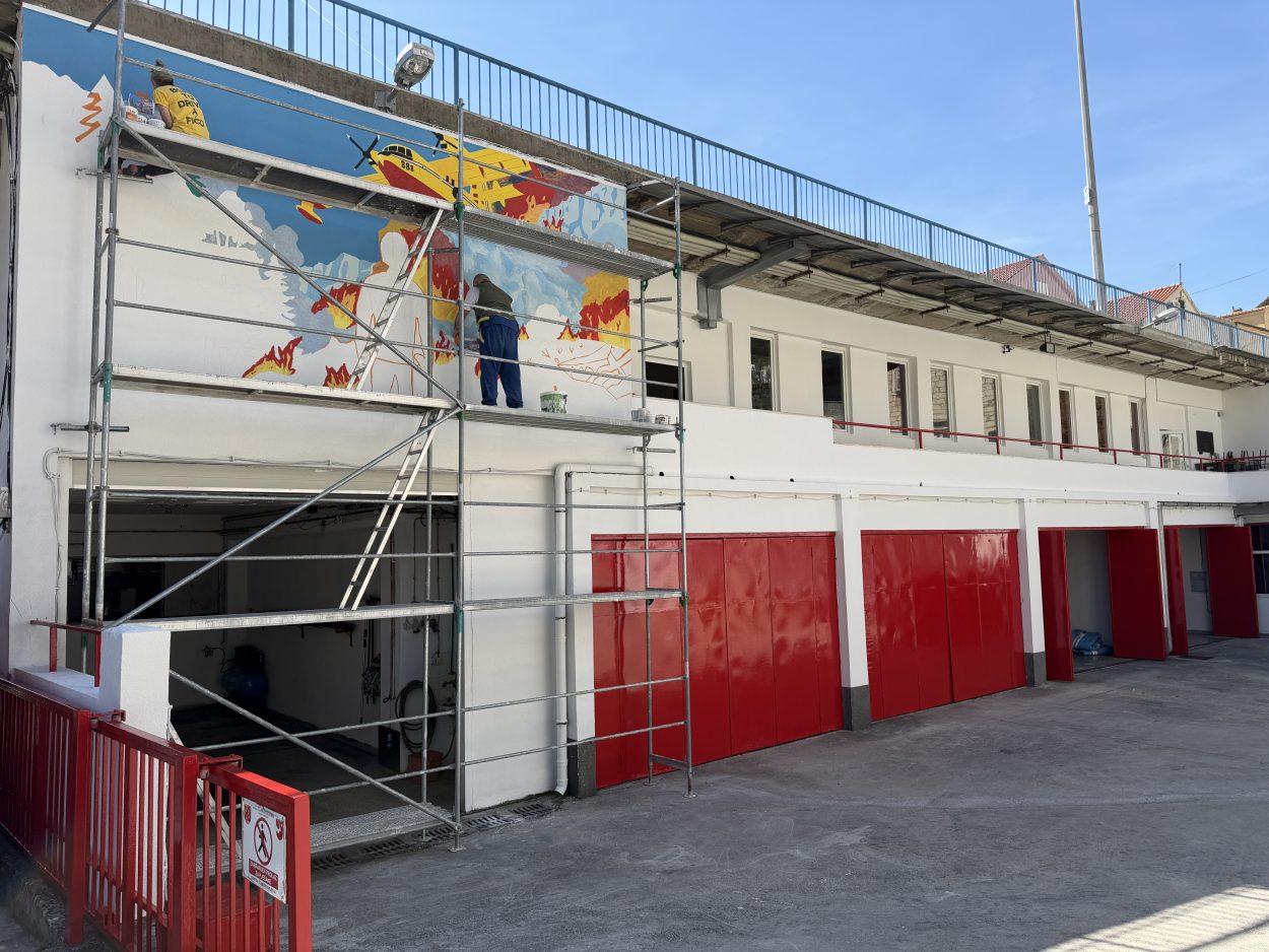 Makarski vatrogasci dobivaju veliki mural za 90 godina DVD-a