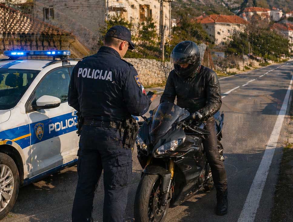 Motociklist u Zagvozdu završio u zatvoru, vozio bez ispita i odbio test na droge