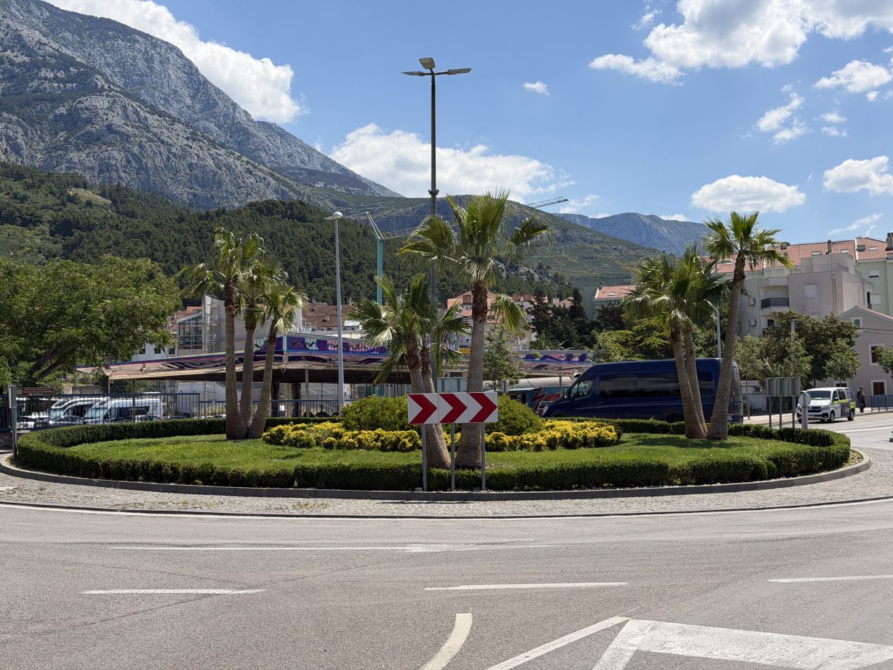 Palme u kružnom toku dale novi izgled istočnom dijelu Makarske