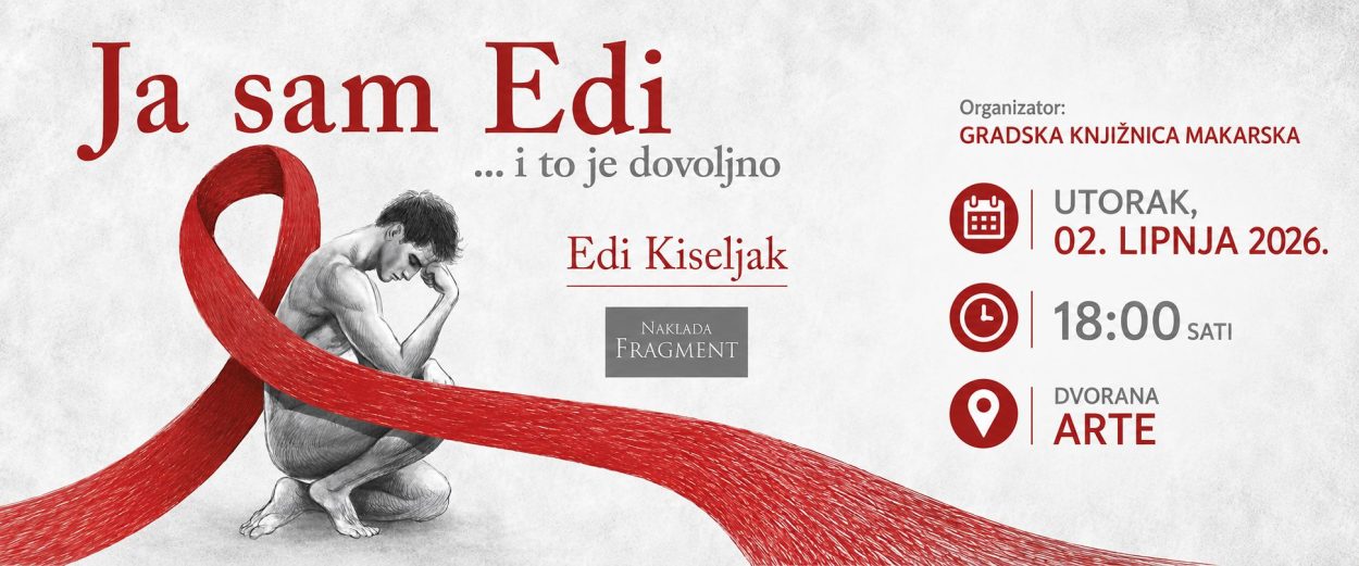 Edi Kiseljak u Makarskoj predstavlja knjigu koja je rasprodana već u pretprodaji