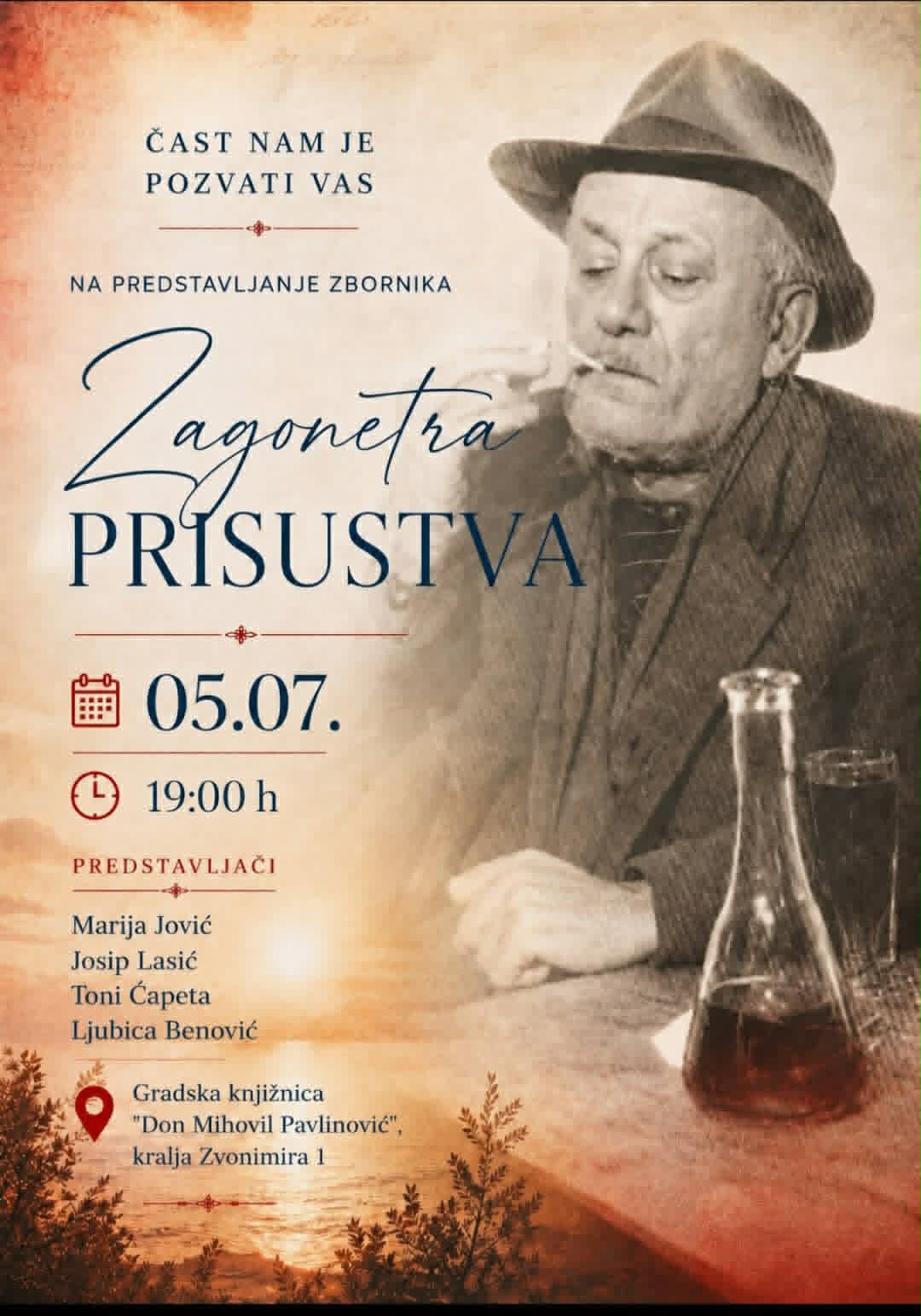 Predstavljanje zbornika o Tinu Ujeviću i potpisivanje sporazuma o suradnji u Imotskom