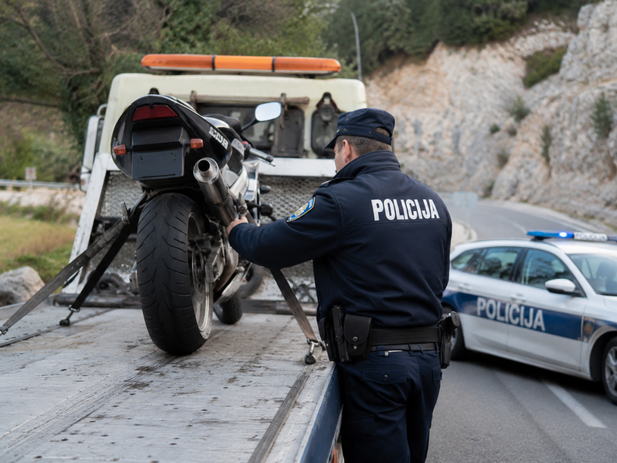 Ponavljaču prometnih prekršaja sud trajno oduzeo motocikl i poslao ga u zatvor