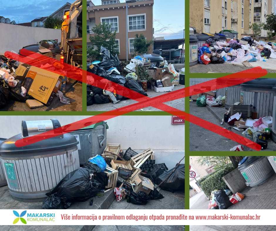 Direktorica Makarskog komunalca: Dio vlasnika stanova i kuća još nije preuzeo kartice ni spremnike za otpad