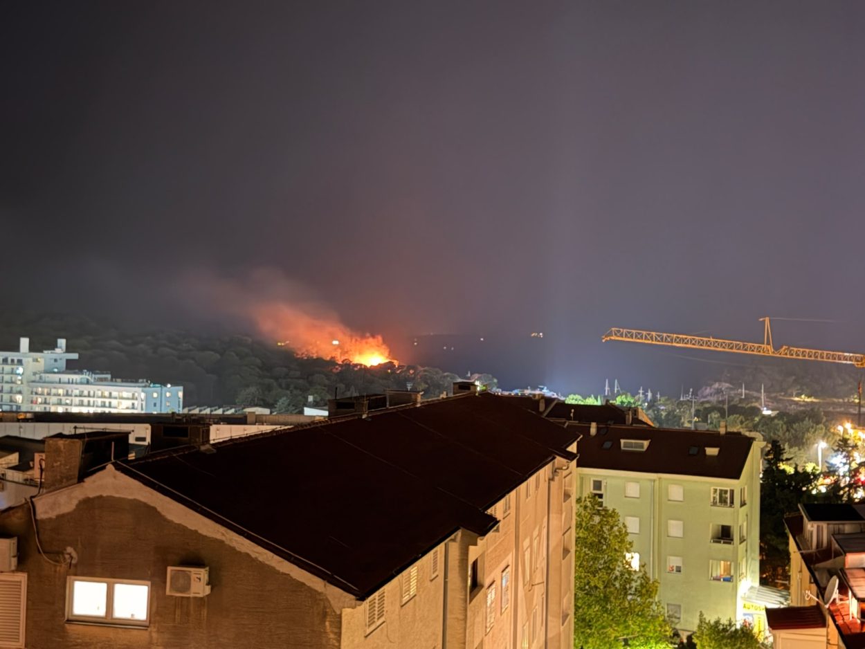 Udar groma izazvao požar na Osejavi, vatrogasci spriječili njegovo širenje