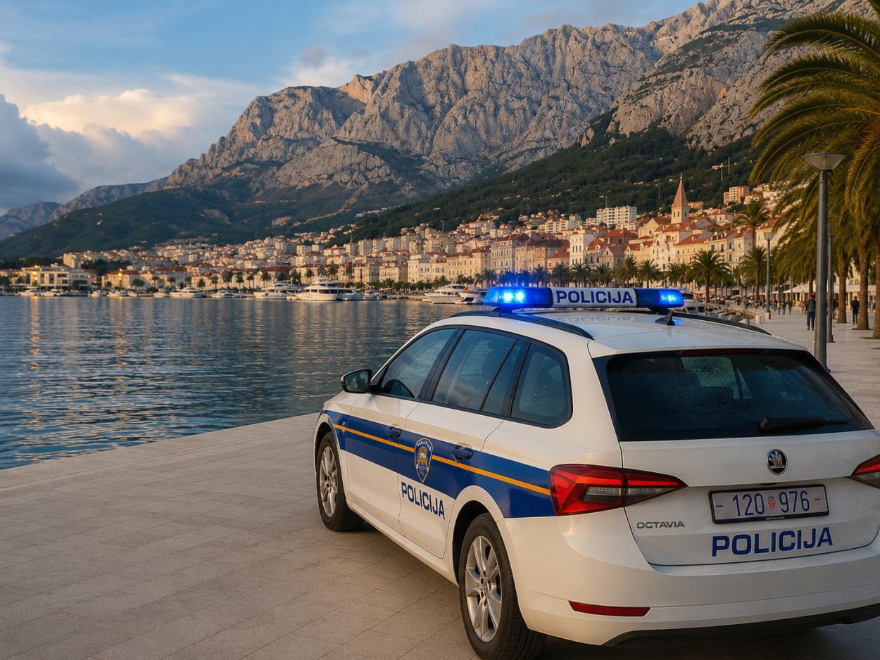 Policija u Makarskoj otkrila 105 prometnih prekršaja, 70 počinili vozači motocikala i mopeda