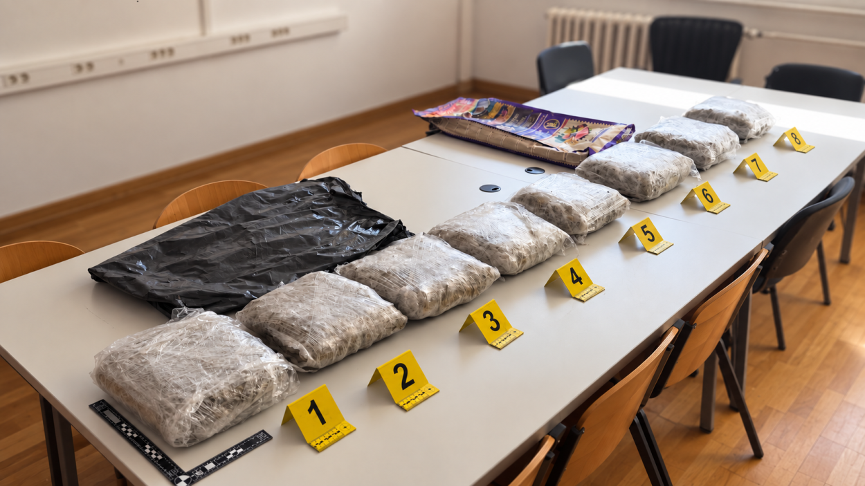 Na A1 kod Vrgorca pronađeno više od 8,5 kilograma marihuane