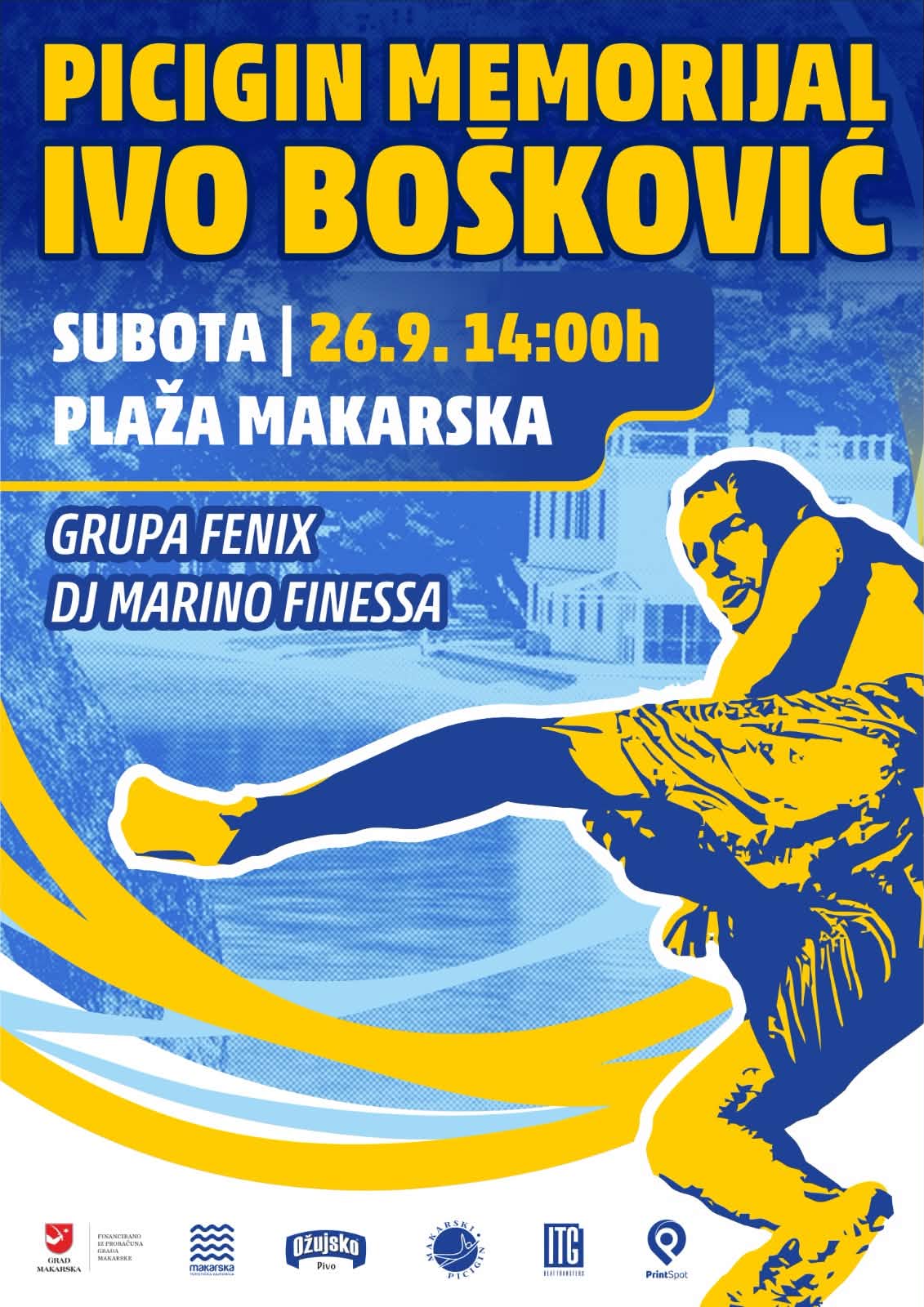 Picigin memorijal Ivo Bošković danas na makarskoj plaži