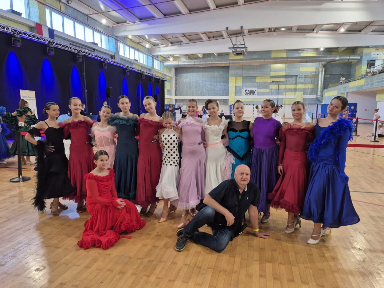 Plesačice Briljantina osvojile pet medalja na Županijskom prvenstvu