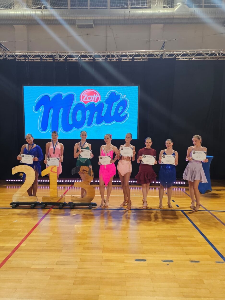 Šest zlata za Briljantin na Adriatic Dance Trophyju u Bibinjama