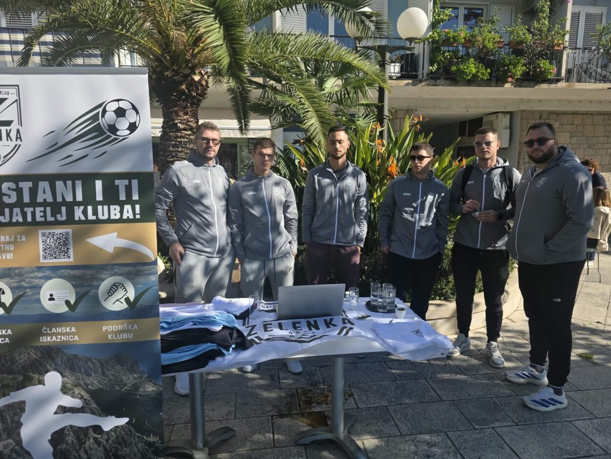 Novi makarski futsal klub Zelenka započeo učlanjivanje na gradskoj rivi