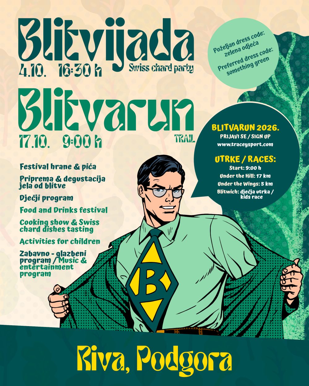 Podgora ponovno u znaku Blitvijade: Od zelenih specijaliteta do trail utrka pod Biokovom