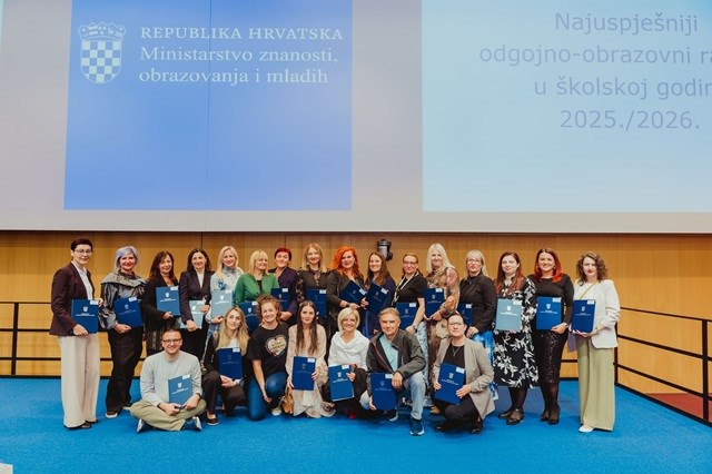 Šest prosvjetnih djelatnika iz Makarske, Vrgorca i Imotske krajine među najboljima u Hrvatskoj